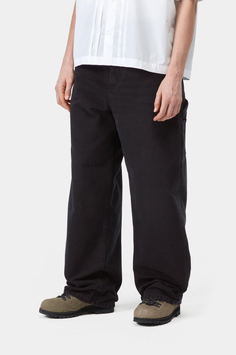 Carhartt Brandon Single Knee Pant - Schwarz, Grind-Waschung