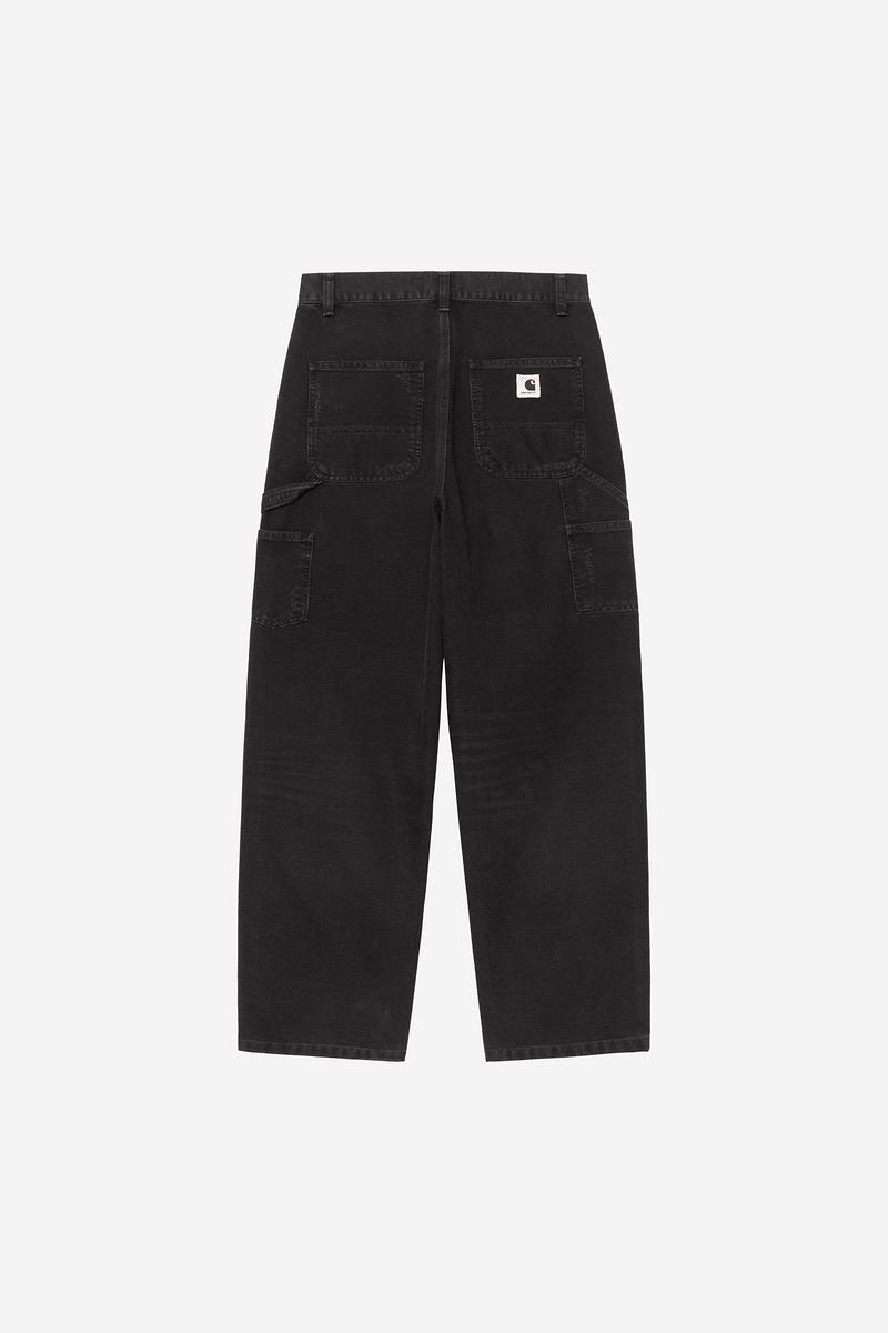 Carhartt Brandon Single Knee Pant - Schwarz, Grind-Waschung