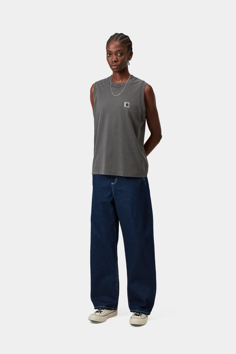 Carhartt Simple Pant - Blau, einmal gewaschen