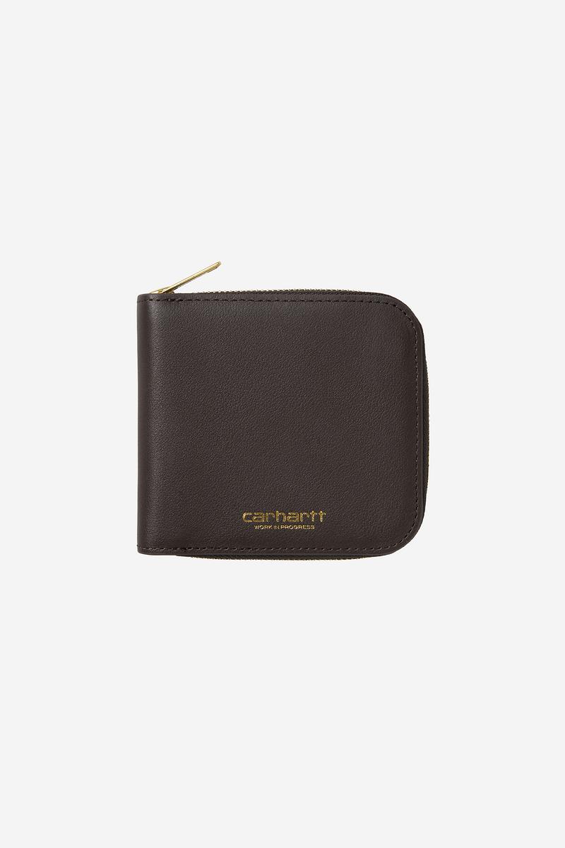 Carhartt Leather Wallet - Tabak / Gold