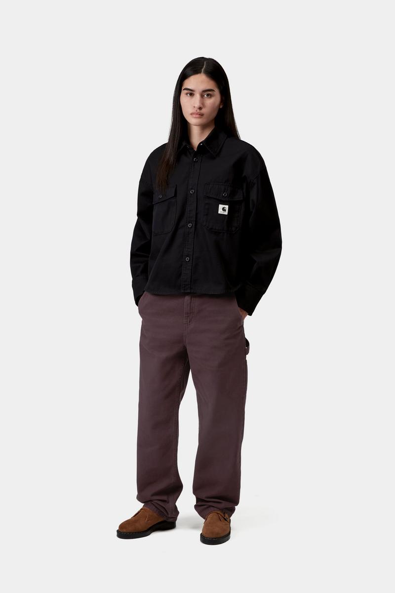 Carhartt Pierce Pant Straight - Palisander, Steinleinwand