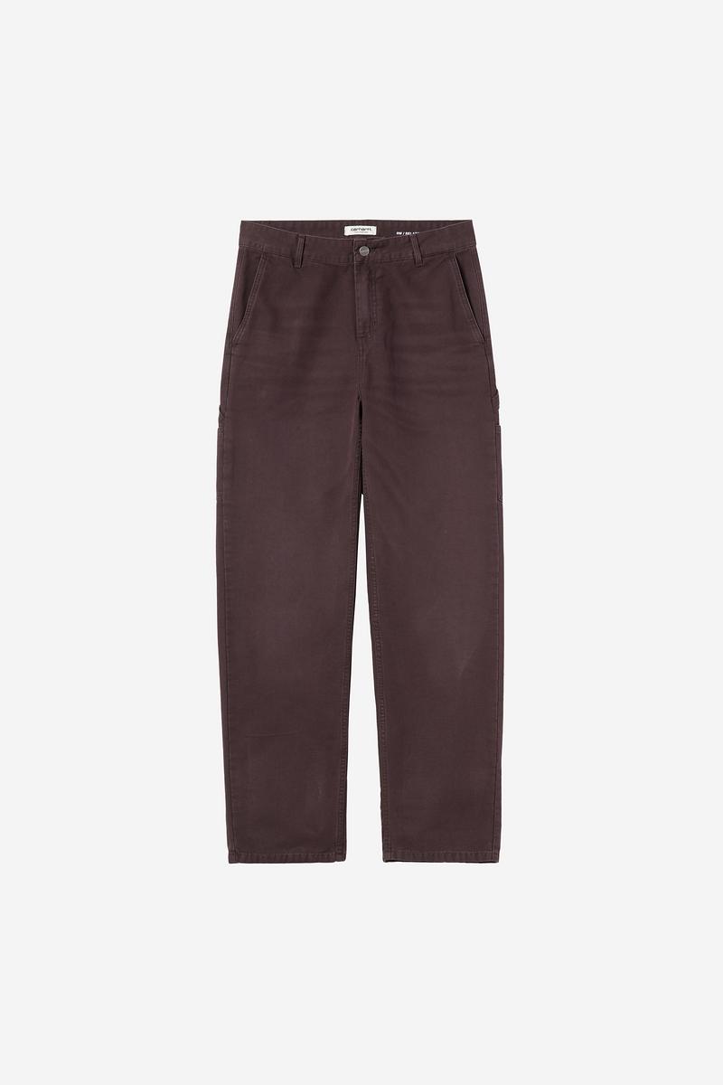 Carhartt Pierce Pant Straight - Palisander, Steinleinwand