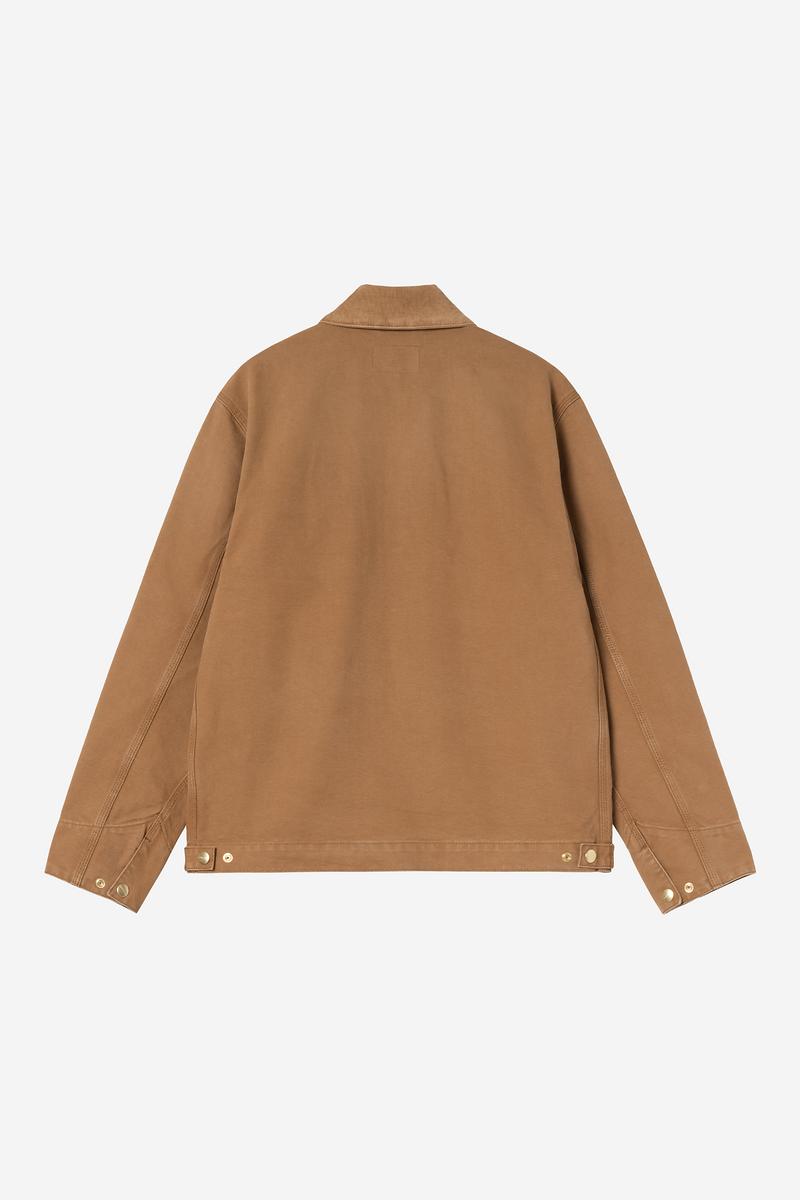 Carhartt Detroit Jacket - Hamilton Brown / Hamilton Brown, Steinleinwand