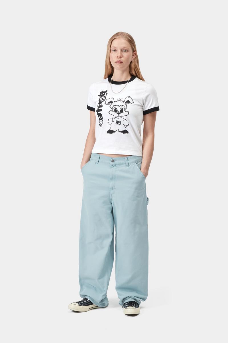 Carhartt Brandon Single Knee Pant - Turmalin, Steinleinwand
