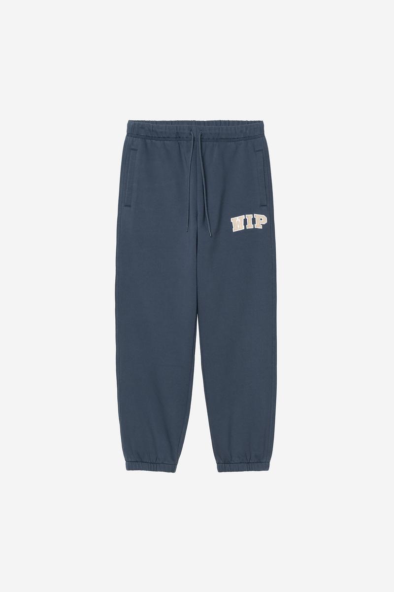 Carhartt WIP Sweat Pant - Dunkelblau, Stonewashed