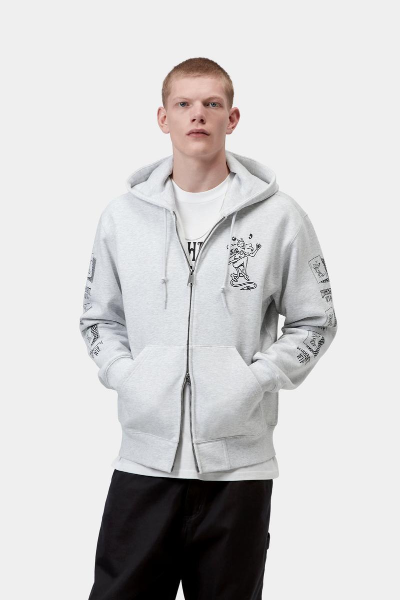 Carhartt Hooded Playing Cards Jacket - Ash Heather