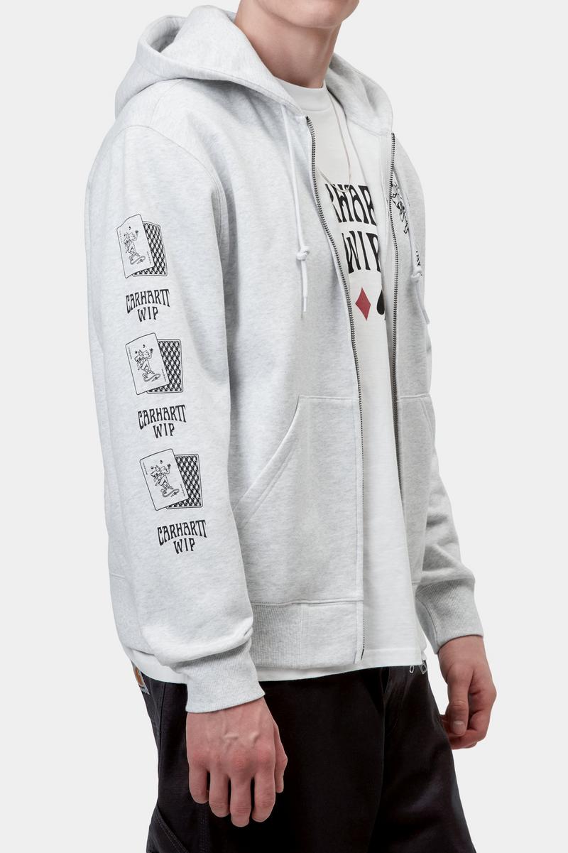 Carhartt Hooded Playing Cards Jacket - Ash Heather