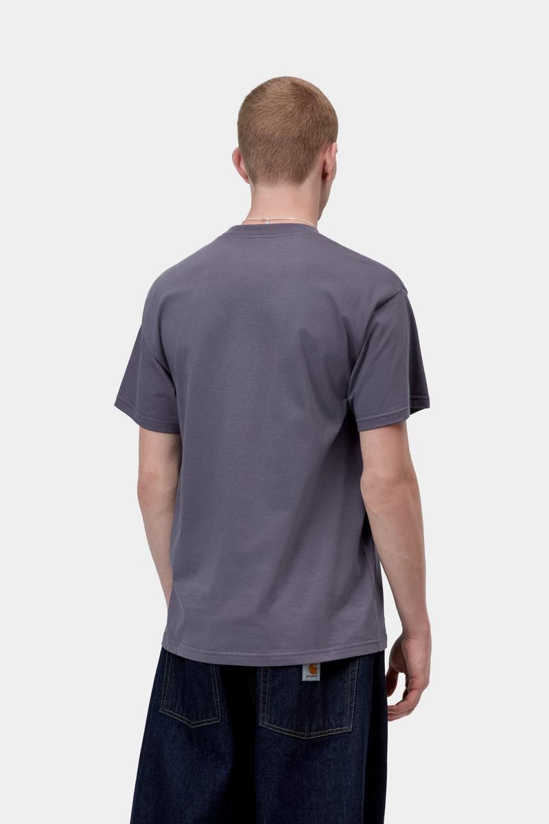 Carhartt S/S Fan T-Shirt - Schattiges Lila
