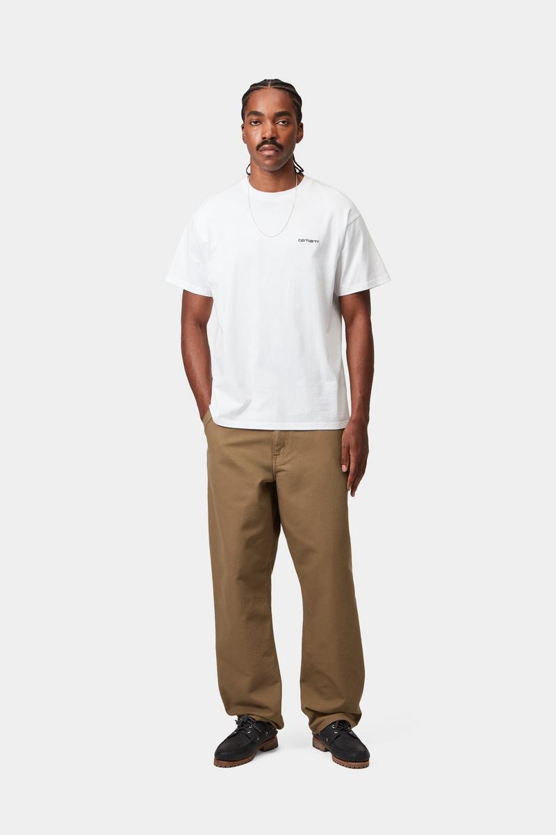 Carhartt Single Knee Pant - Hamilton Brown, gespült