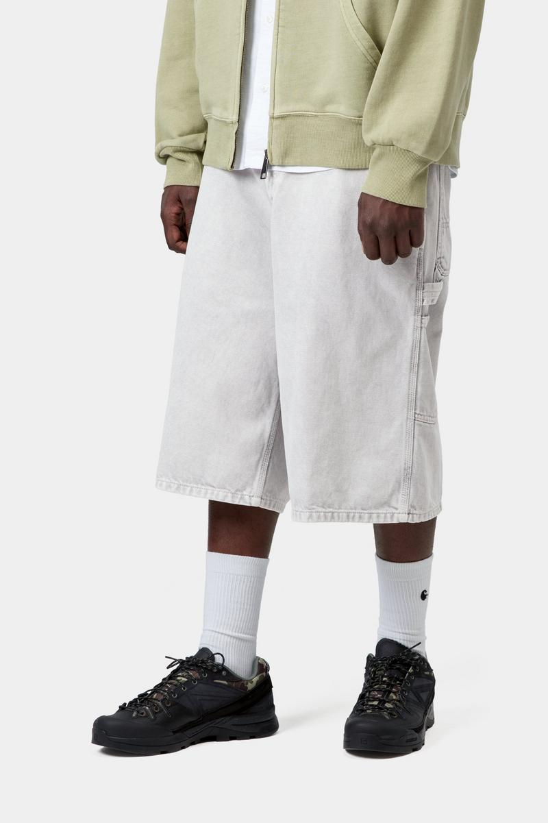 Carhartt OG Single Knee Short - Schwarz, Kreidewaschung