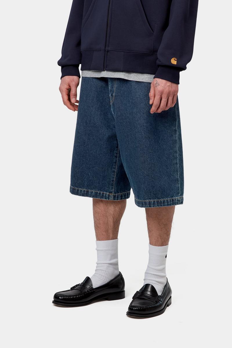 Carhartt Landon Short - Blau, Stonewashed