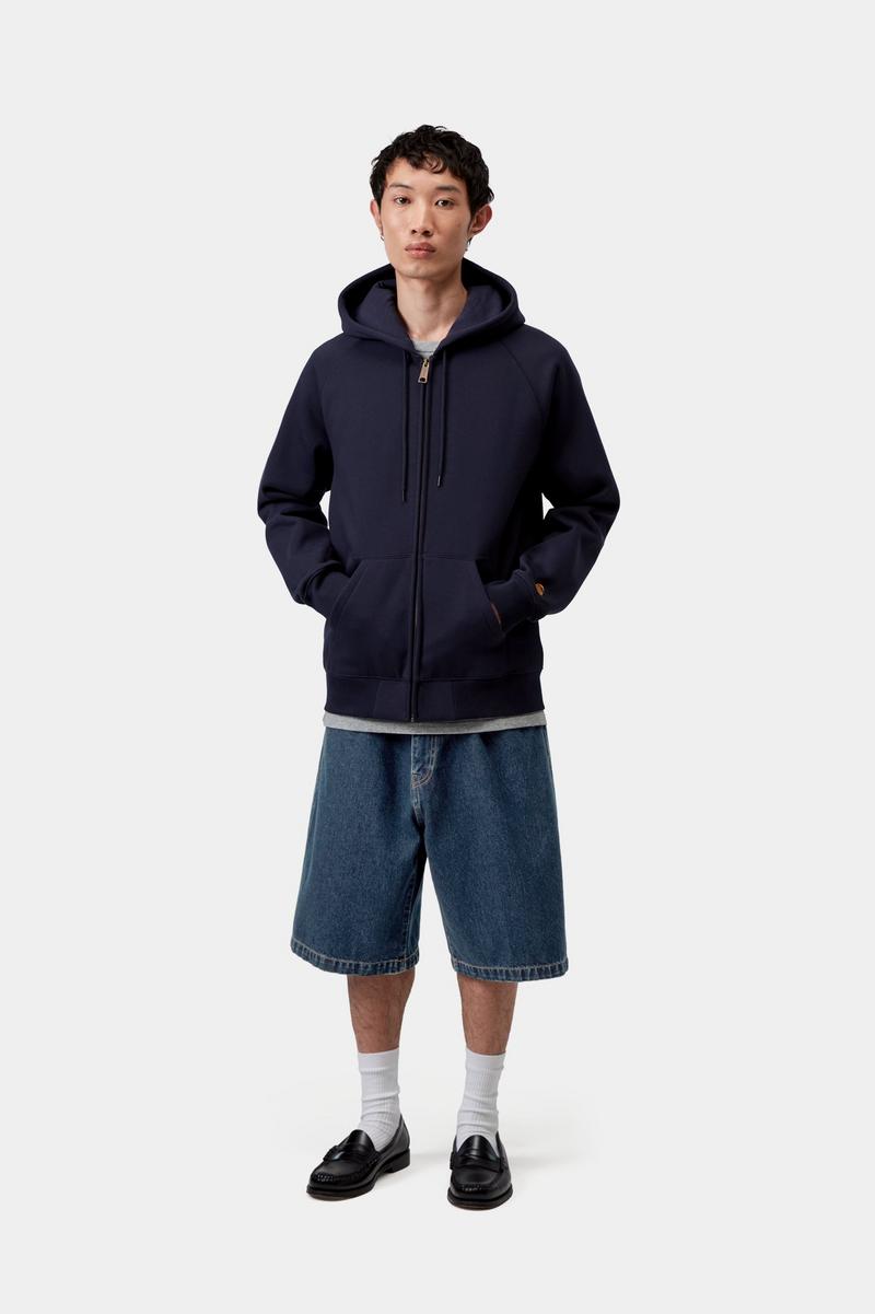 Carhartt Landon Short - Blau, Stonewashed