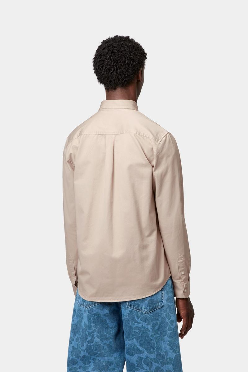 Carhartt L/S Madison Shirt - Fleur De Sel / Wachs