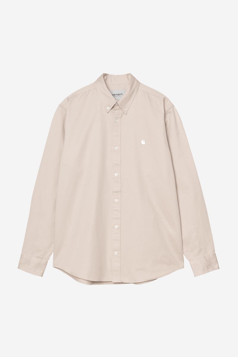Carhartt L/S Madison Shirt - Fleur De Sel / Wachs