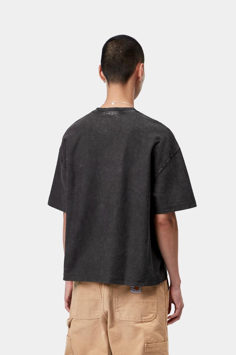 Carhartt S/S Lambert T-Shirt - Schwarz, Mondwaschung