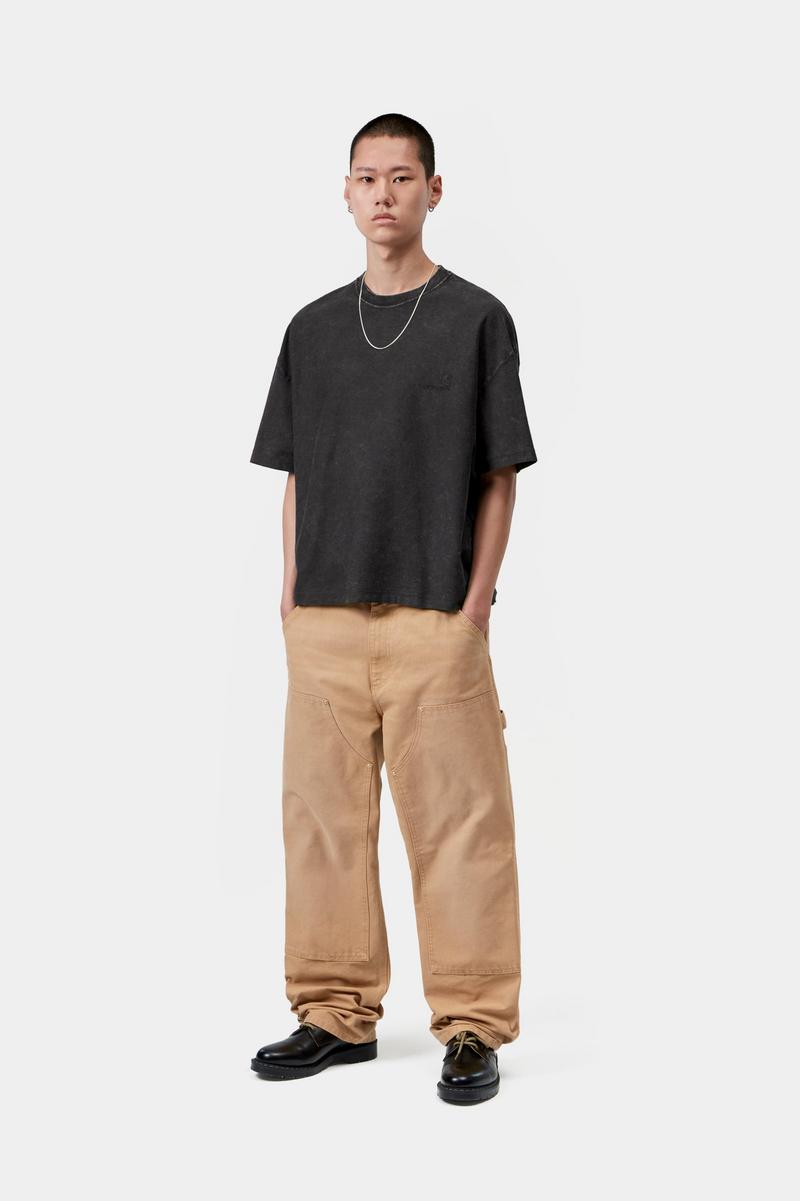 Carhartt S/S Lambert T-Shirt - Schwarz, Mondwaschung