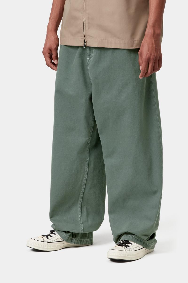 Carhartt Brandon Pant - Samtgrün, steingefärbt