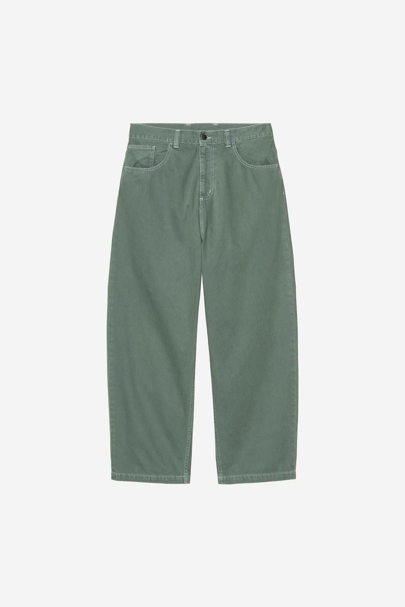 Carhartt Brandon Pant - Samtgrün, steingefärbt