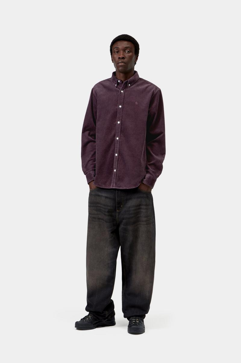 Carhartt L/S Madison Cord Shirt - Gemütliches Lila