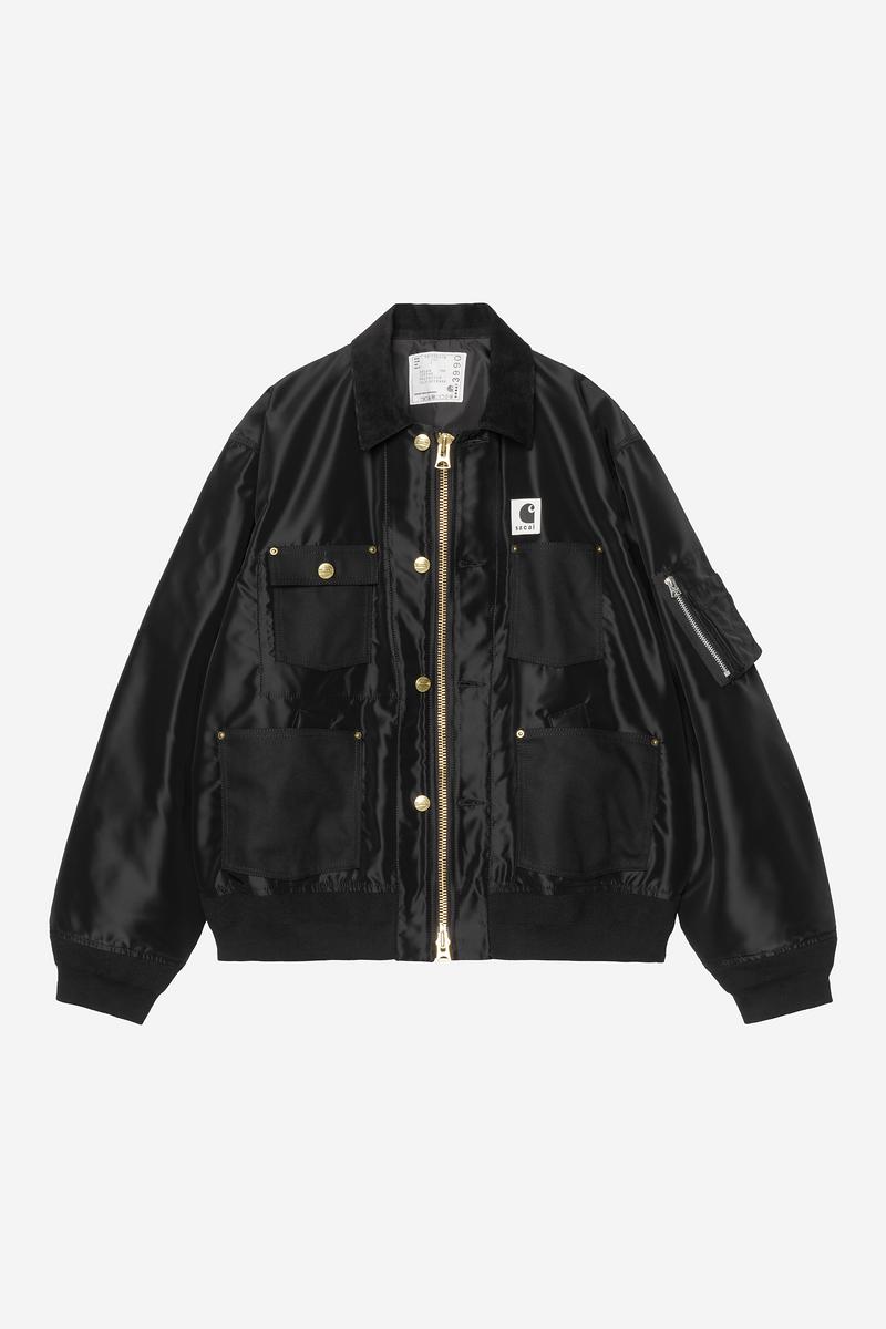 Carhartt sacai x WIP Nylon Twill Duck Blouson - Sacai Schwarz