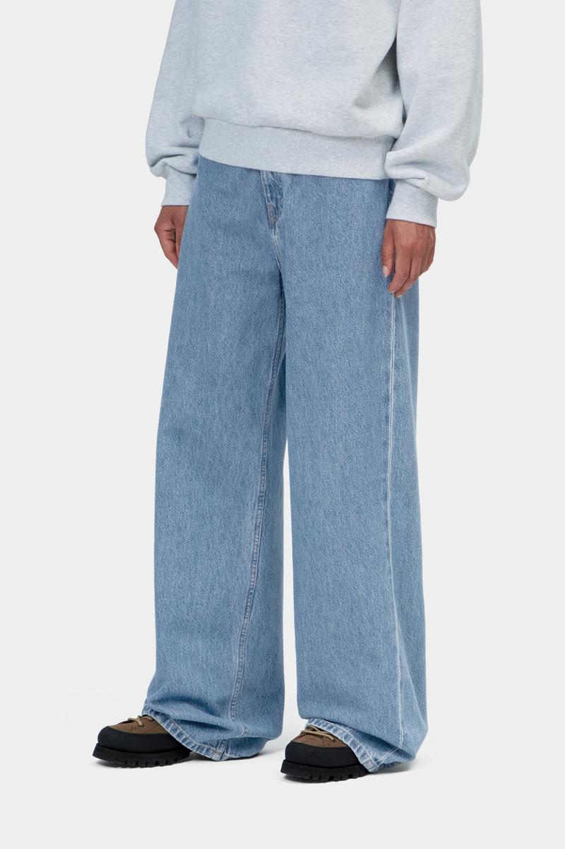 Carhartt Jane Pant - Blau, schwere Steinwaschung
