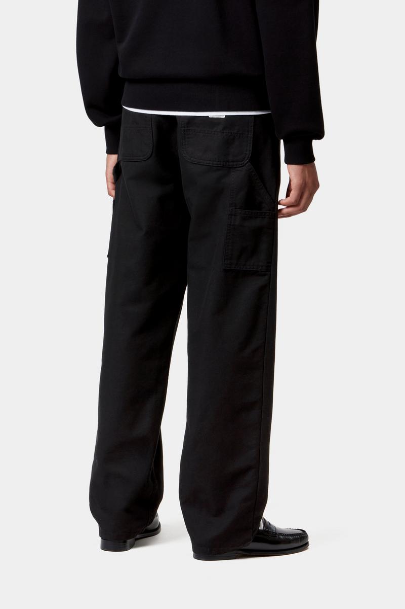 Carhartt Pierce Pant Straight - Schwarz, gespült
