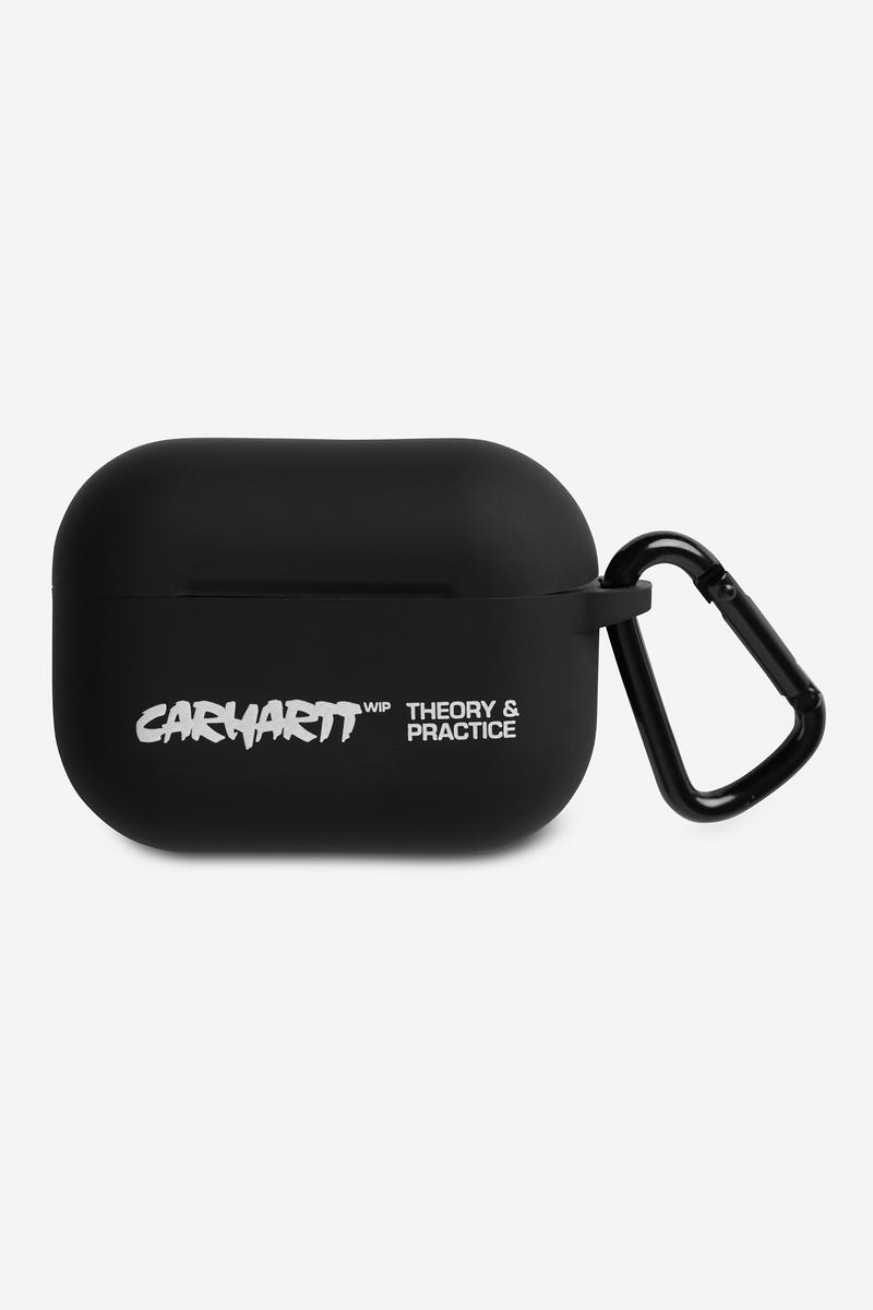Carhartt Theory and Practice AirPods Case - Schwarz / Weiß