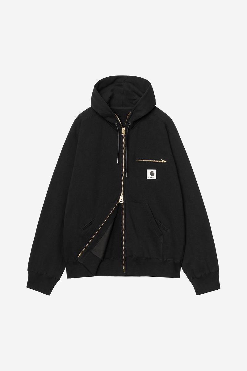 Carhartt sacai x WIP Cotton Jersey Hoodie - Sacai Schwarz