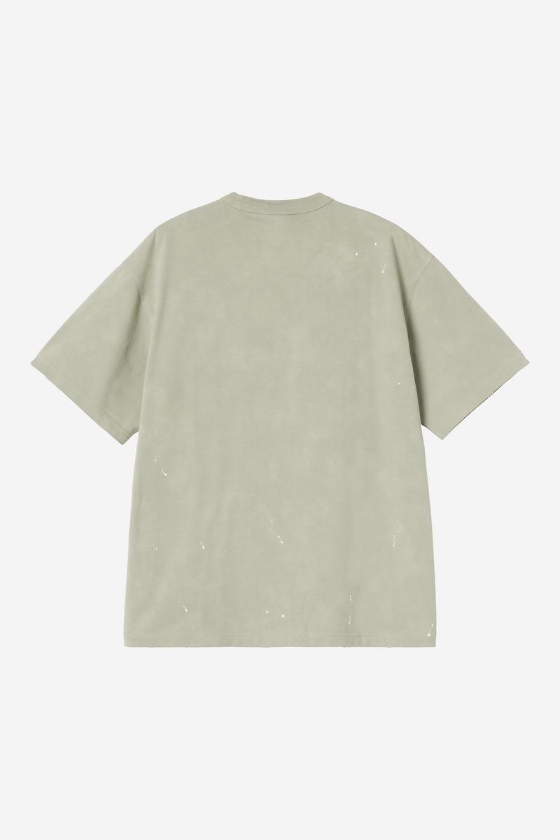 Carhartt S/S Painter T-Shirt - Shady Green, Destroy Wash, Splatter