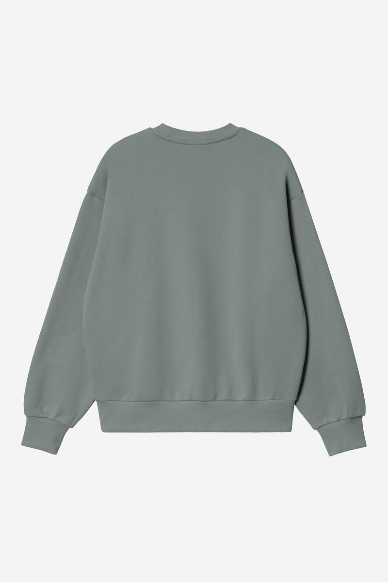 Carhartt Casey Sweatshirt - Samtgrün / Silber