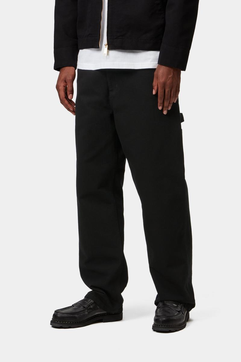 Carhartt Single Knee Pant - Schwarz, gespült