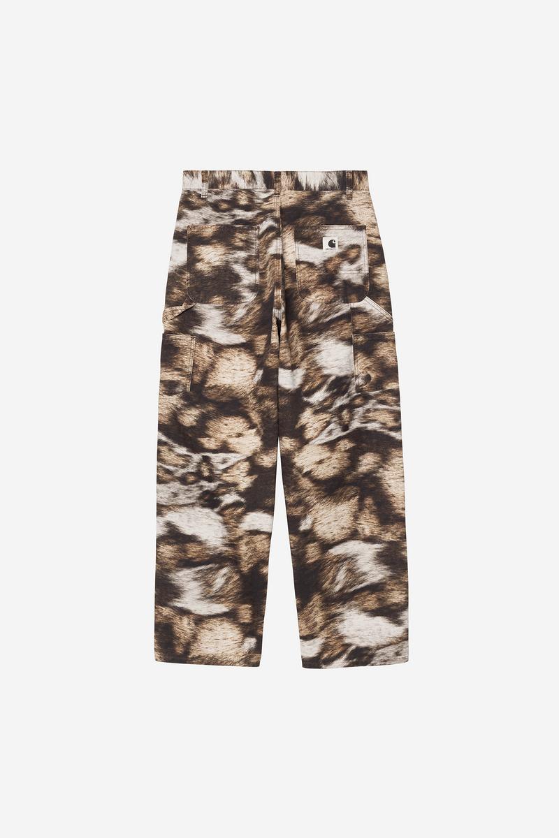 Carhartt Brandon Single Knee Pant - Wildhund-Druck, Stonewashed
