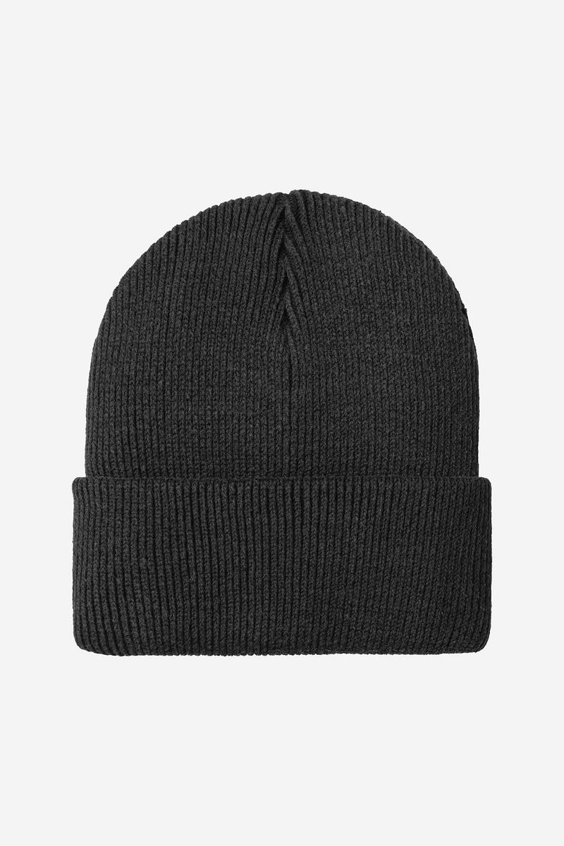 Carhartt Lambert Beanie - Schwarz, Mondwaschung