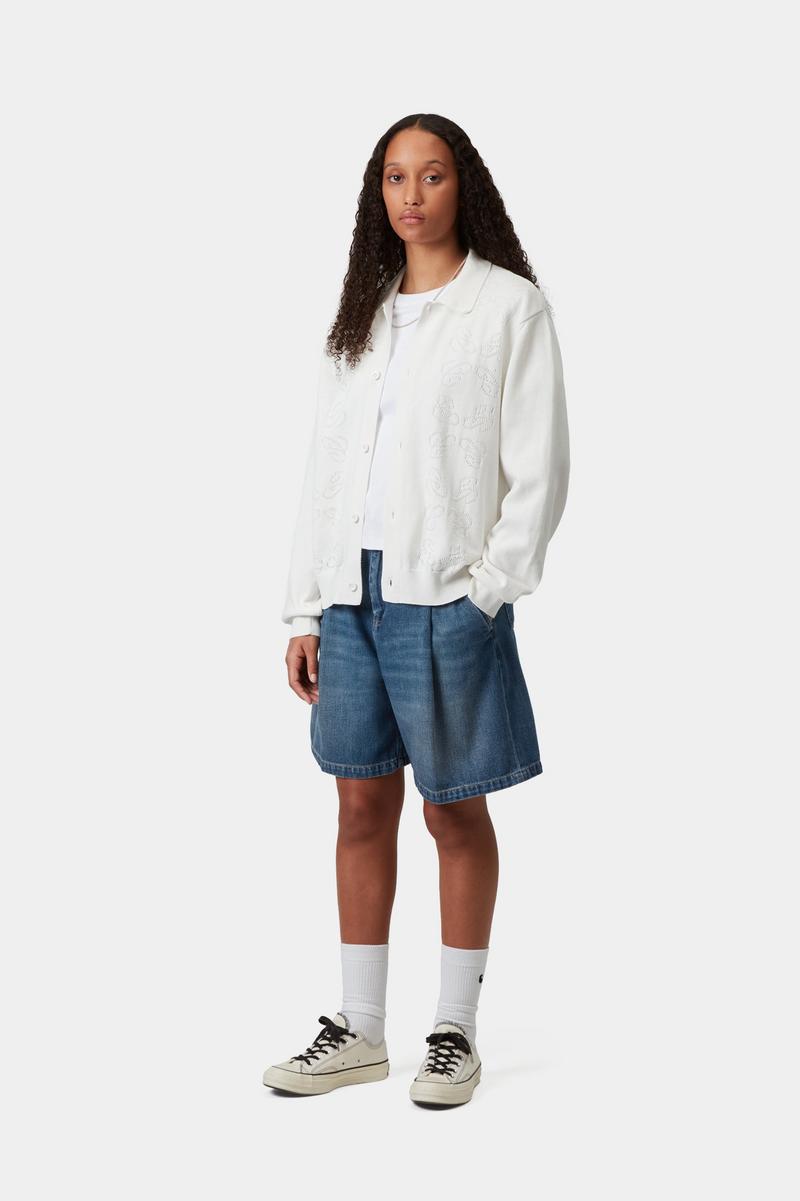 Carhartt Alta Short - Blau, dunkle Used-Waschung