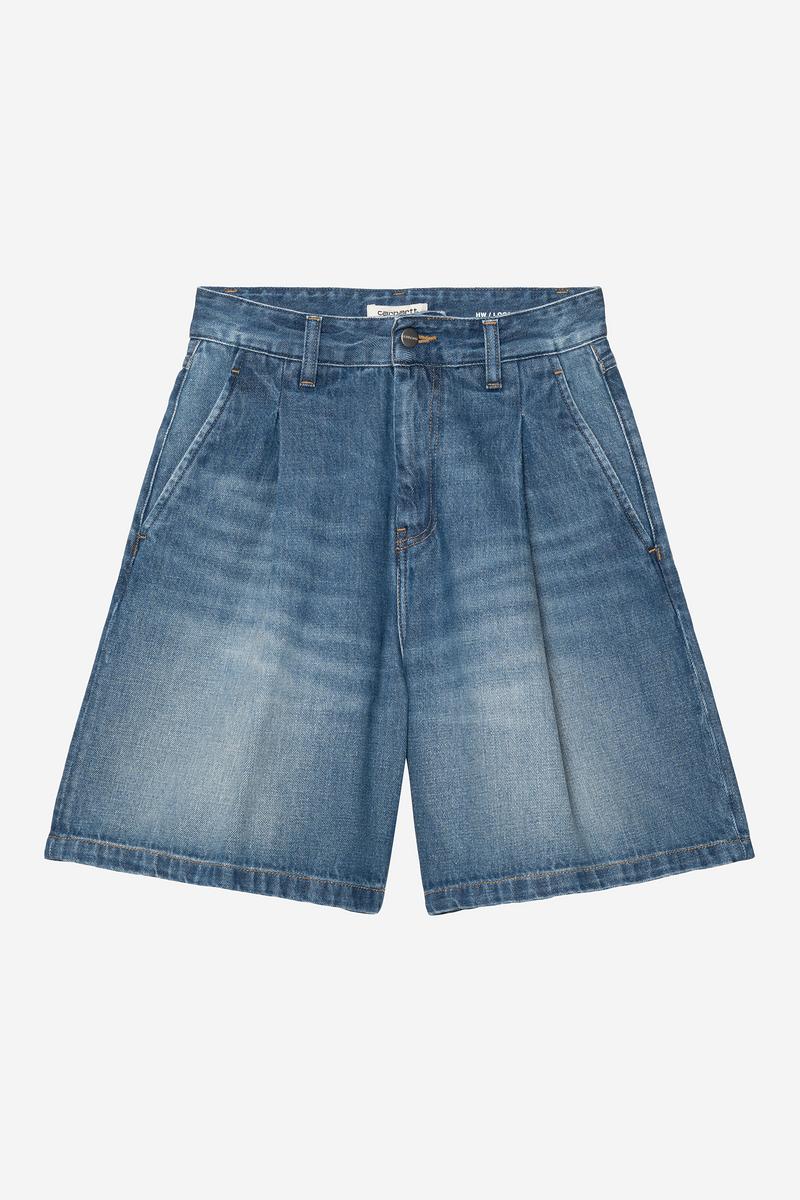 Carhartt Alta Short - Blau, dunkle Used-Waschung