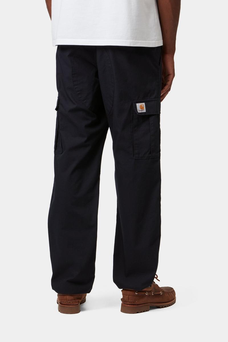 Carhartt Aviation Pant - Dunkles Marineblau, gespült