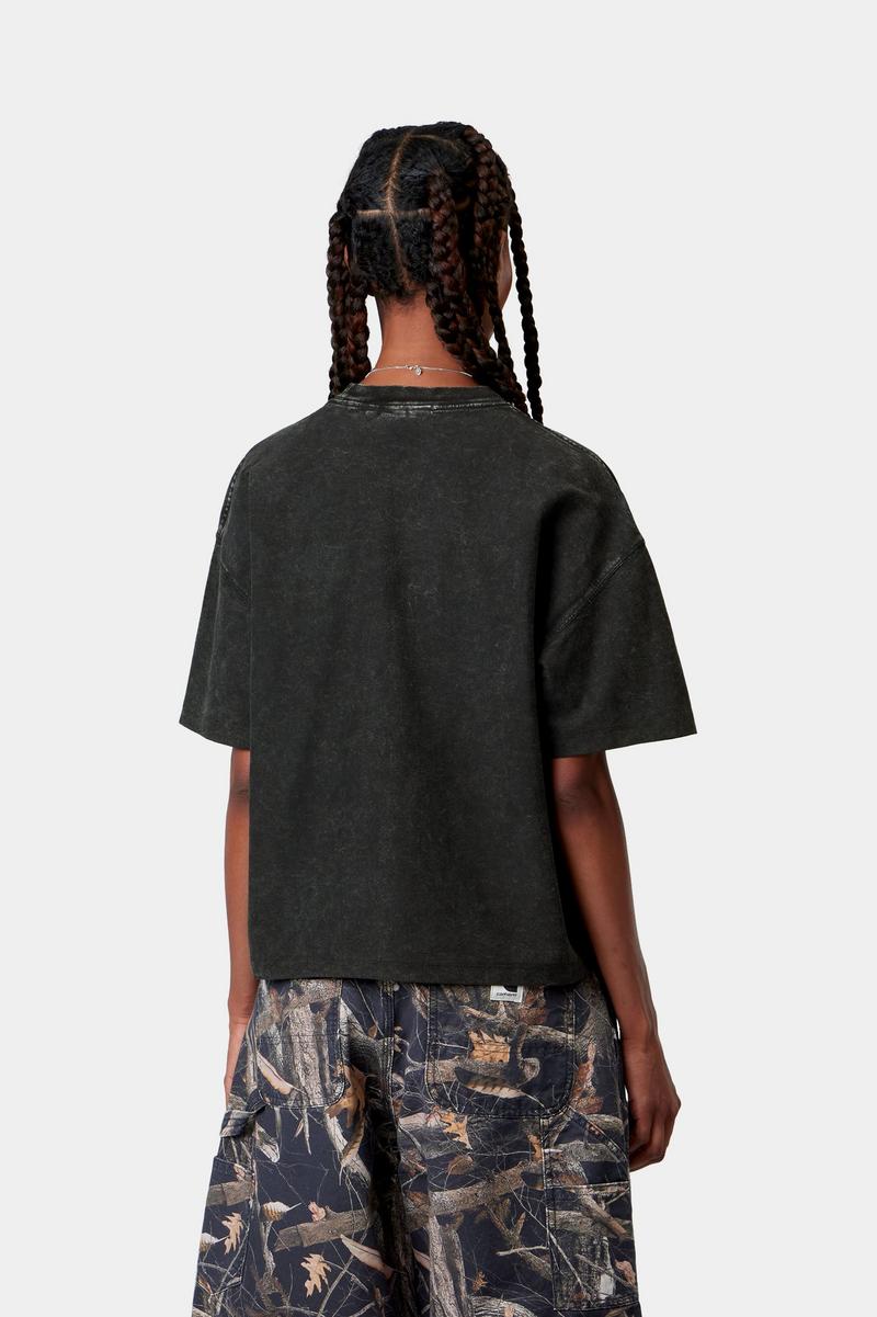 Carhartt S/S Lambert T-Shirt - Schwarz, Mondwaschung