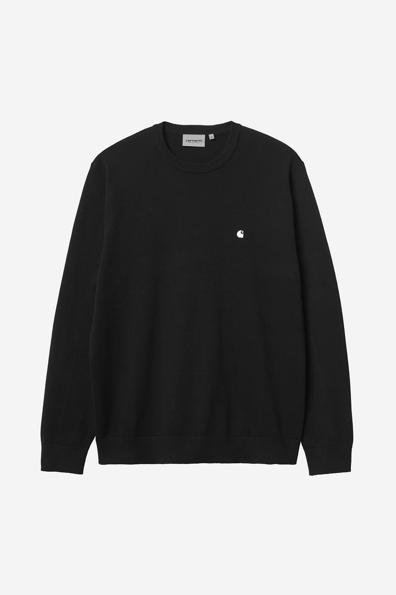 Carhartt Madison Sweater - Schwarz / Weiß