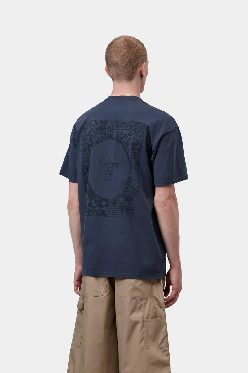 Carhartt S/S Vestige T-Shirt - Blau, Stonewashed