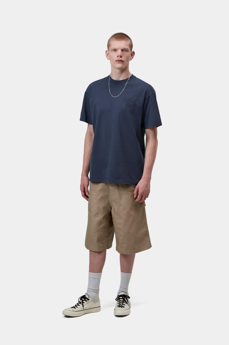 Carhartt S/S Vestige T-Shirt - Blau, Stonewashed