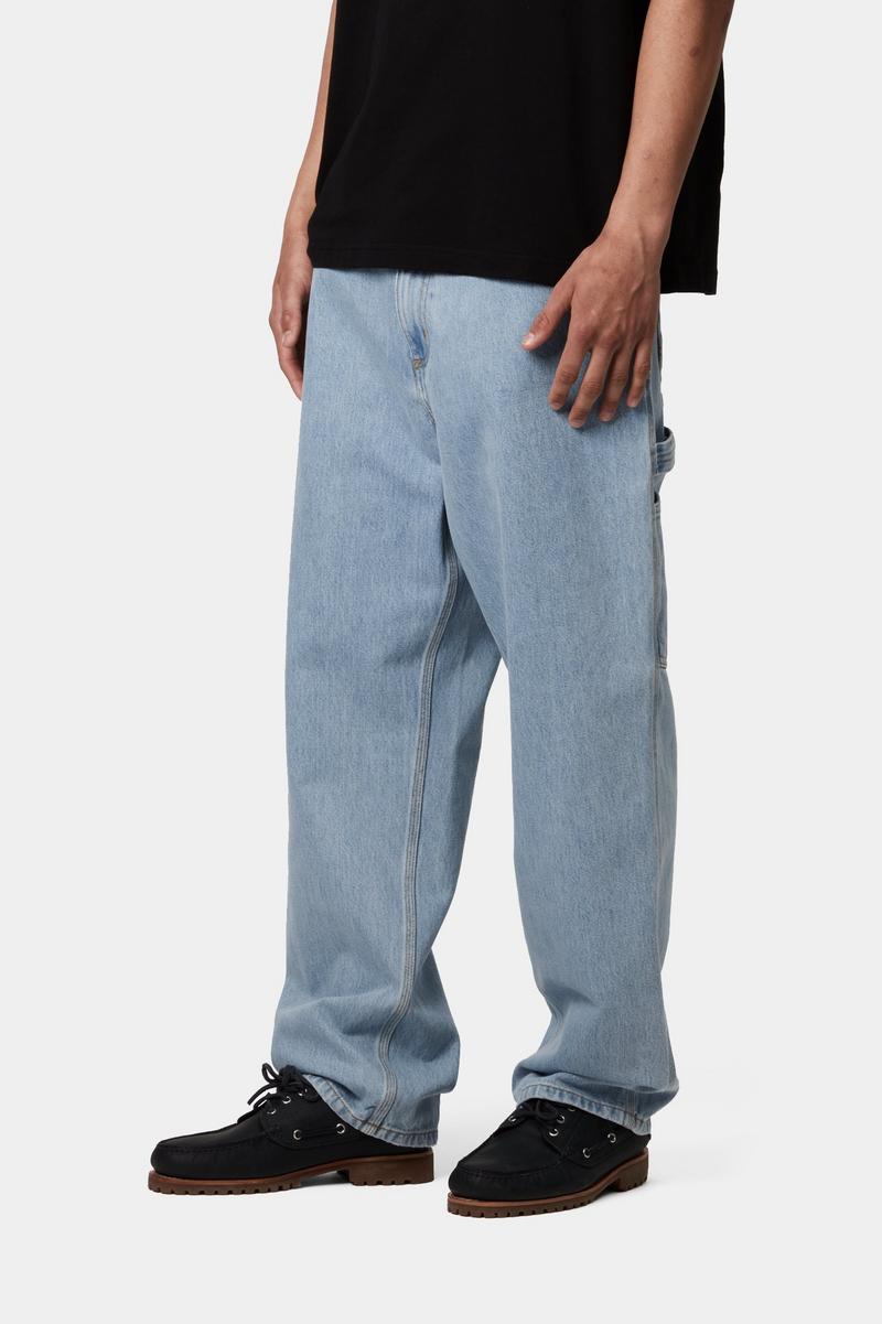 Carhartt Single Knee Pant - Blau, schwerer Stein gebleicht