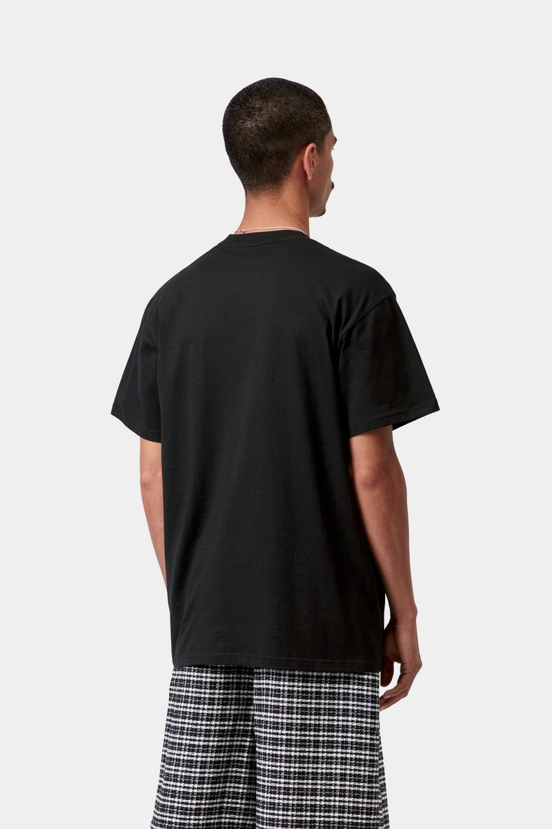 Carhartt S/S Pocket Heart T-Shirt - Schwarz / Rot