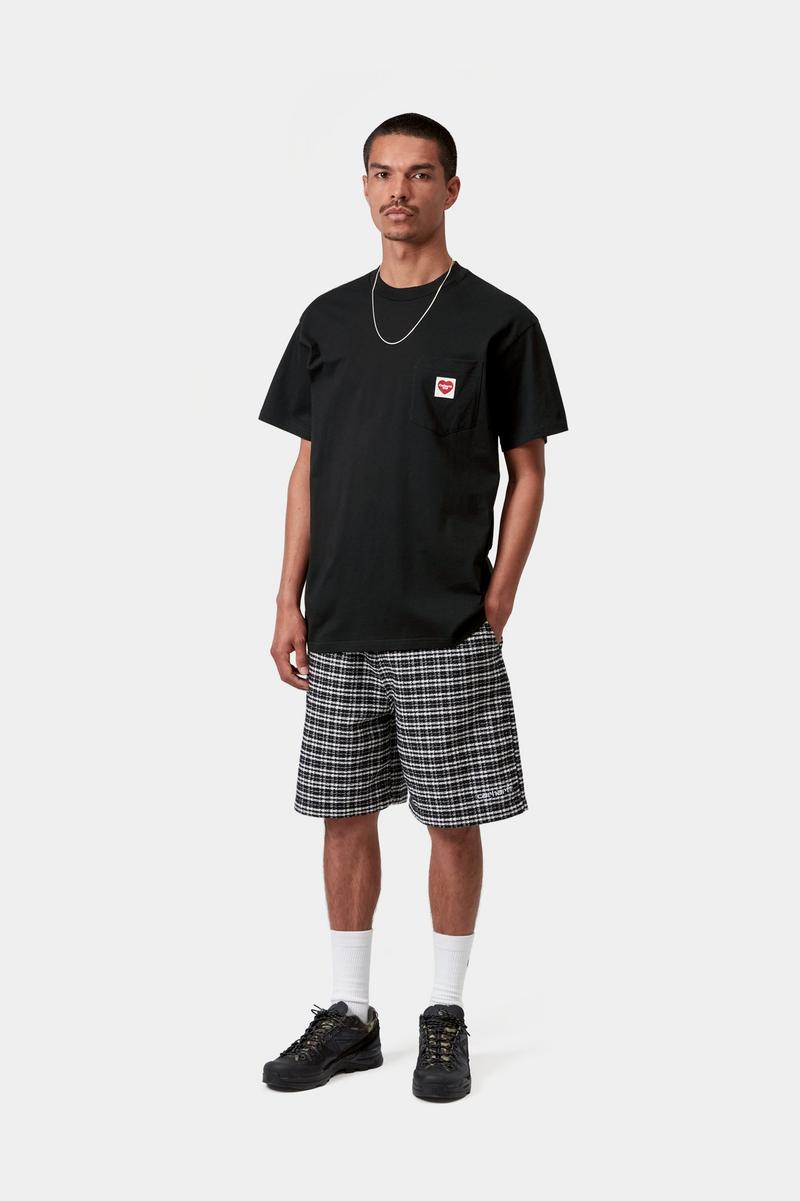 Carhartt S/S Pocket Heart T-Shirt - Schwarz / Rot