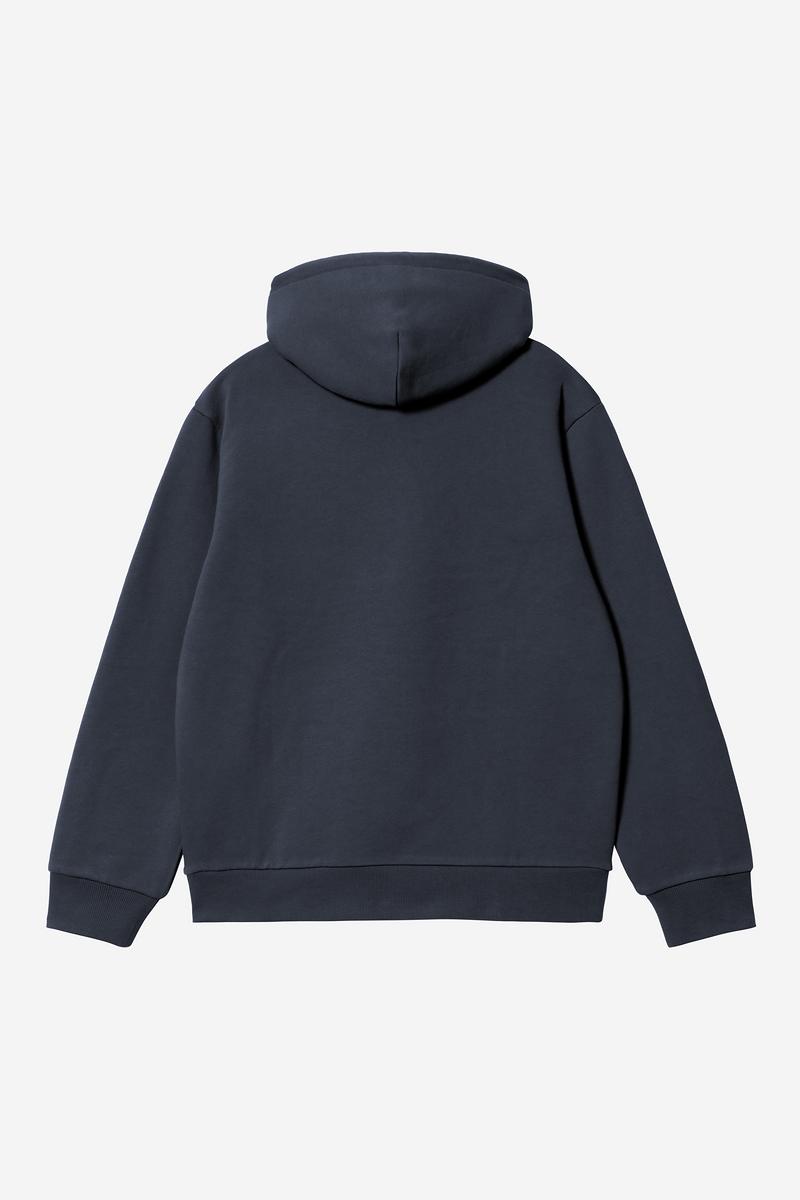 Carhartt Hooded Sweatshirt - Tiefe Nacht / Sanftes Grün