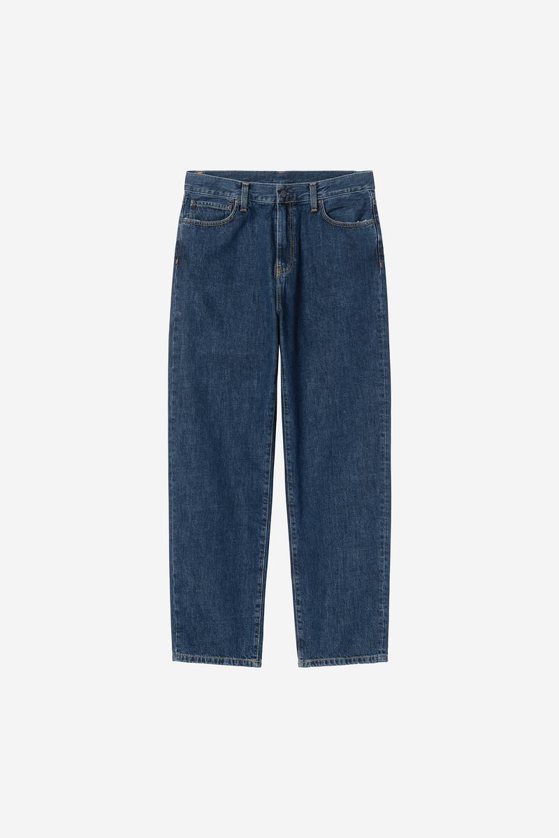Carhartt Aaron Pant - Blau, Stonewashed