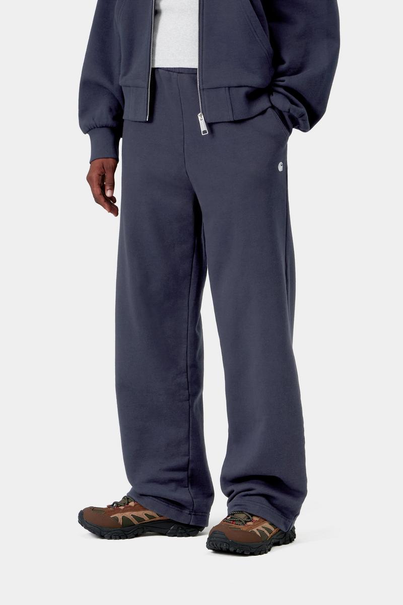 Carhartt Cassie Sweat Pant - Dunkles Marineblau / Silber
