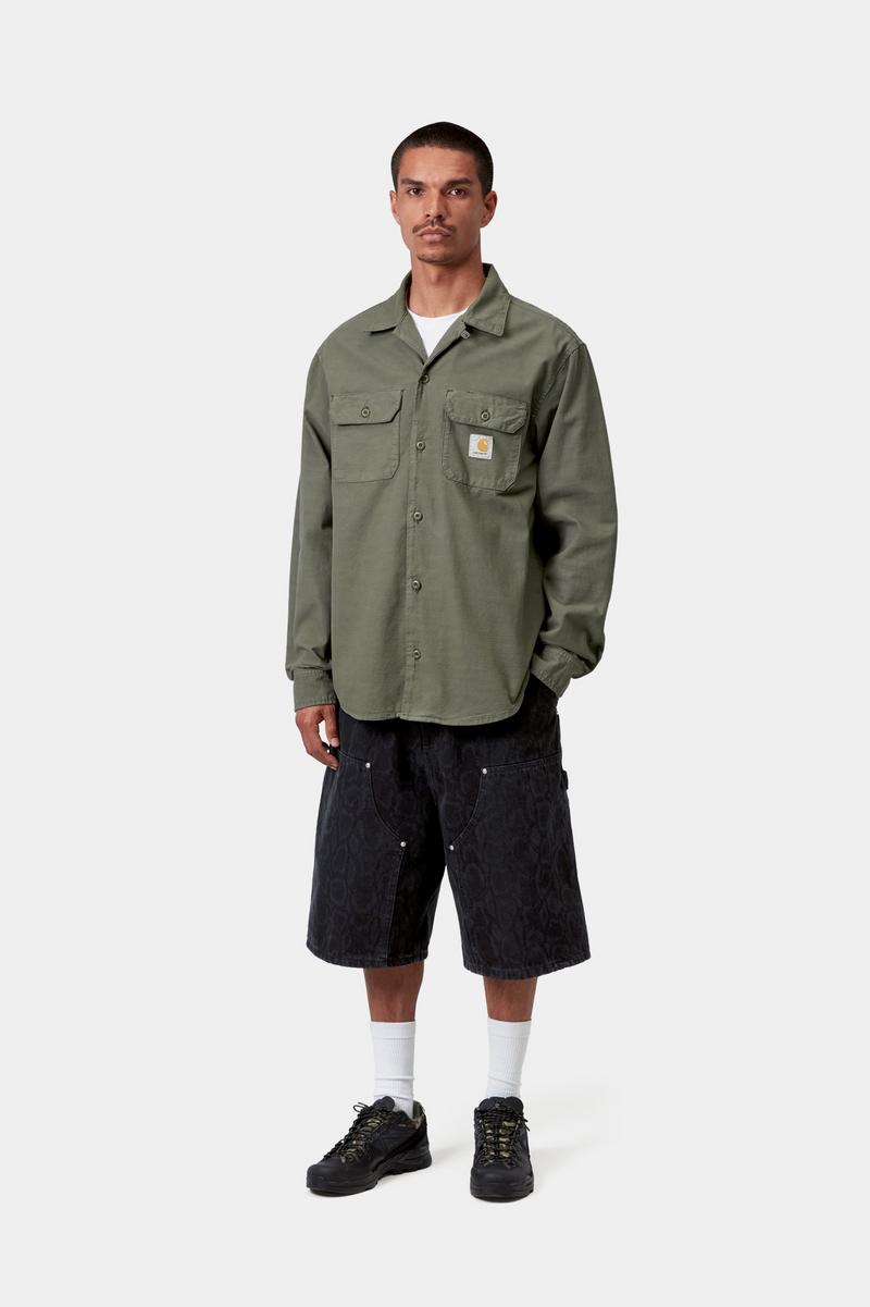 Carhartt L/S Kelsey Shirt - Blatt, stückgefärbt