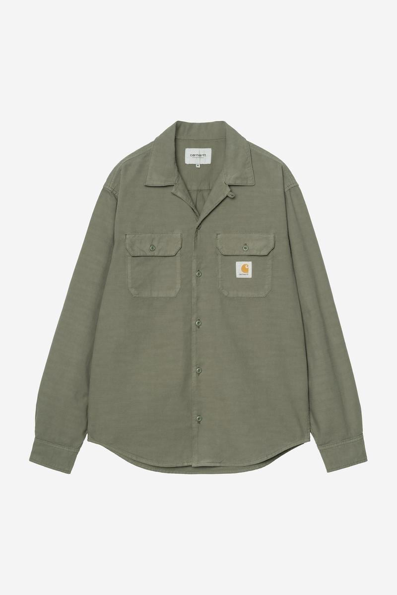 Carhartt L/S Kelsey Shirt - Blatt, stückgefärbt