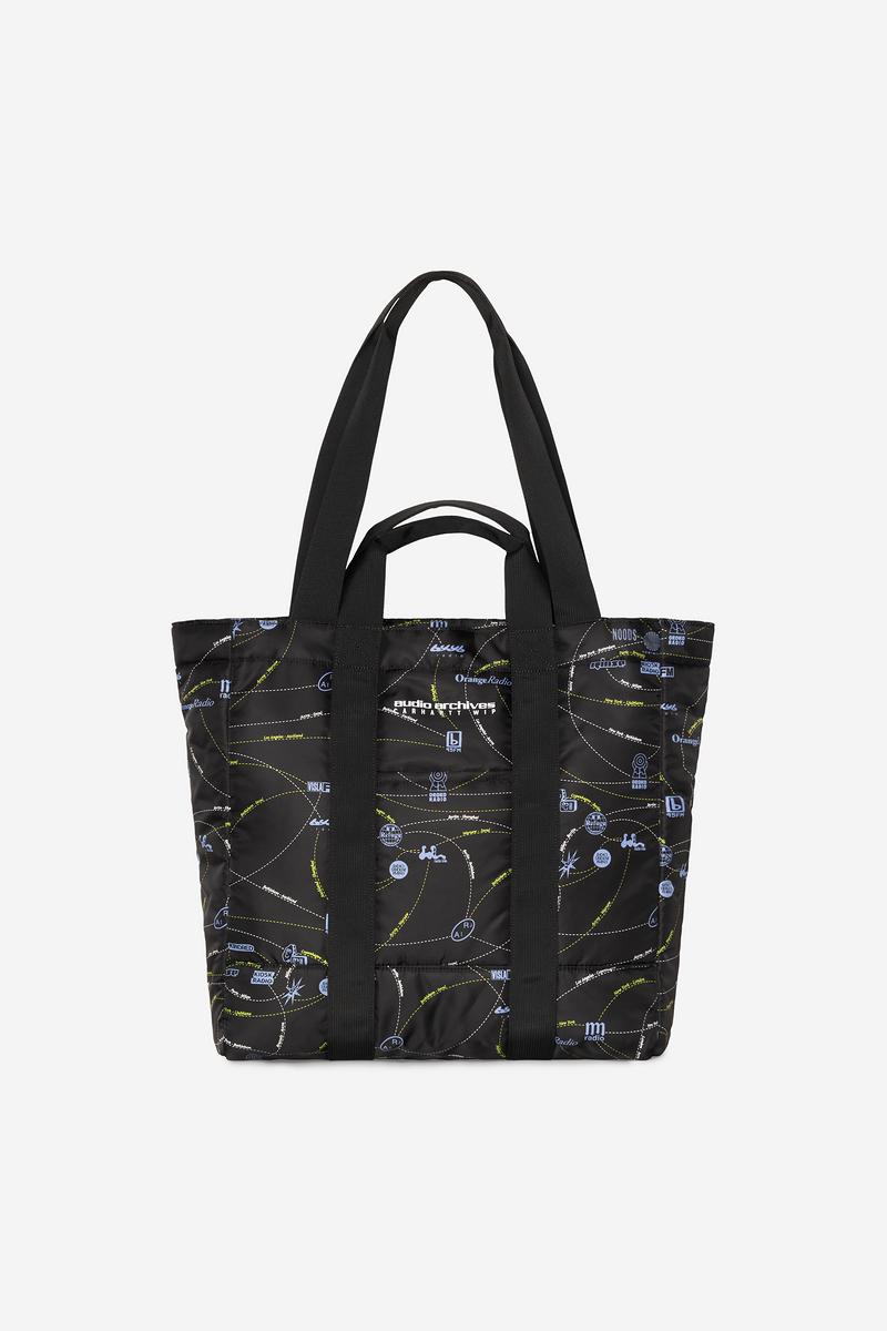 Carhartt Audio Archives WIP Record Bag - Audio Archives WIP Print, Schwarz