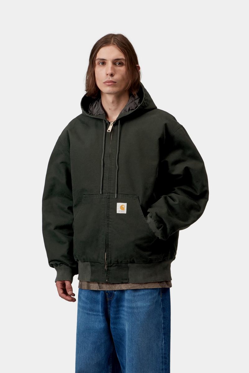 Carhartt OG Active Jacket - Rabe, Steinleinwand